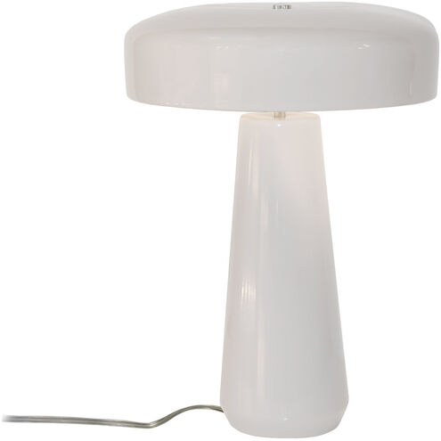 Portable 18 inch 60.00 watt Gloss Blush Table Lamp Portable Light
