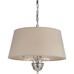 Gallery Deran 4 Light 25.25 inch Polished Nickel Pendant Ceiling Light, Gallery Collection