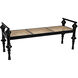 Indochine Charcoal Black Bench