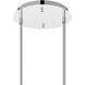 Bubbles 9 Light 24 inch Chrome Drum Shade Chandelier Ceiling Light