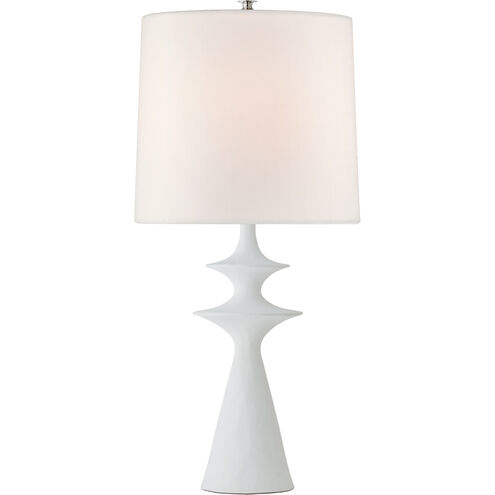 AERIN Lakmos 31 inch 100 watt Plaster White Table Lamp Portable Light, Large