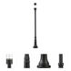 Luminata LED 113.38 inch Black Outdoor Post Mounted Fixture