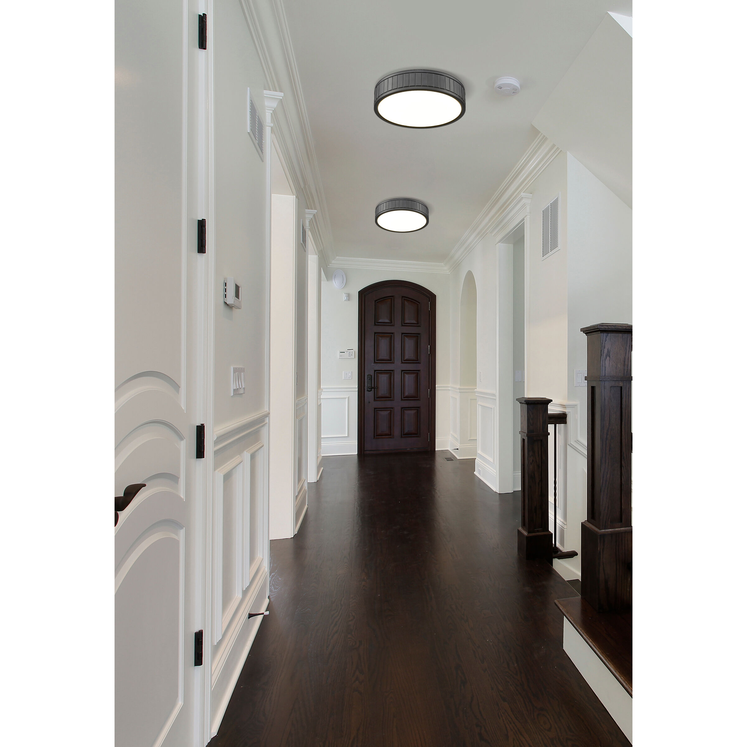 Madison LED 12.5 inch Matte Black Flush Mount Ceiling Light