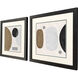 Neutral Stones Brown and Blue and Black and Gray Framed Art, Propac