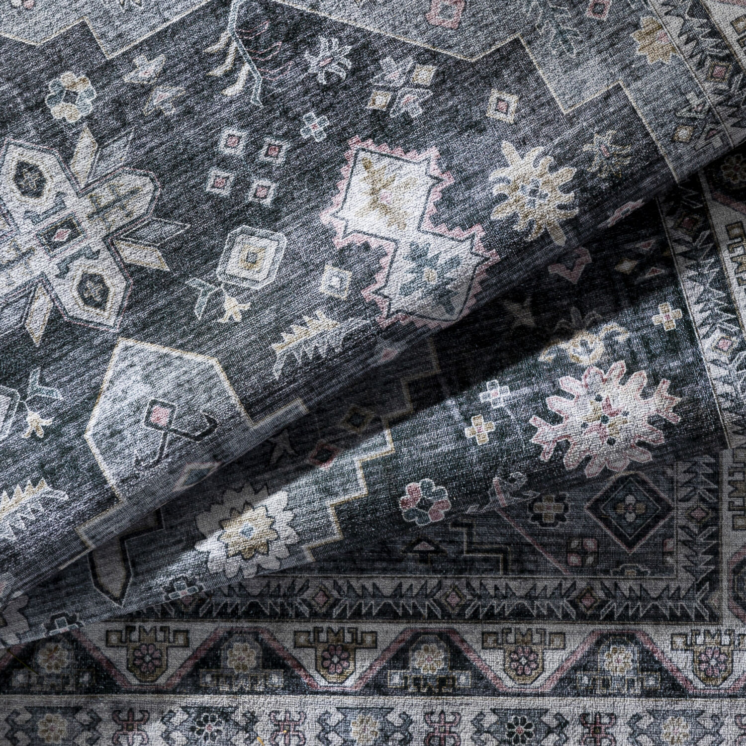 Regen 114 X 90 inch Pewter Rug, Rectangle