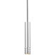 Milca 1 Light 2.38 inch Brushed Nickel Pendant Ceiling Light