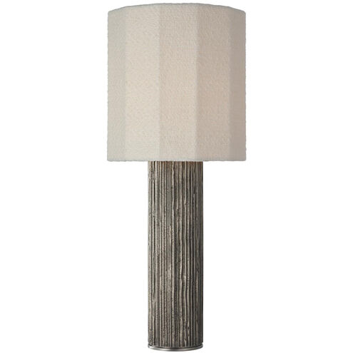 Anne-Marie Barton Fumar 29 inch 15.00 watt Ridged Graphite Table Lamp Portable Light