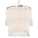 Tyrell 13 Light 31 inch Polished Nickel Pendant Ceiling Light