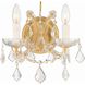 Maria Theresa 2 Light 10.5 inch Gold Sconce Wall Light in Clear Swarovski Strass