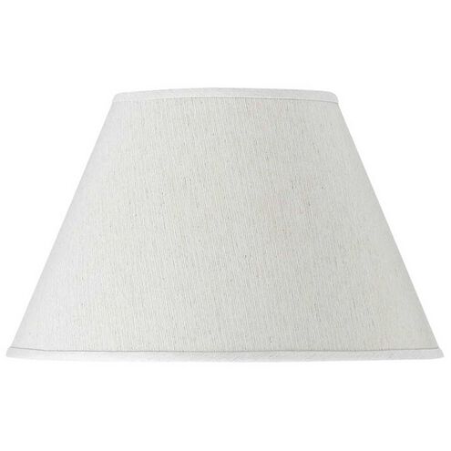 Empire White 18 inch Shade, Round