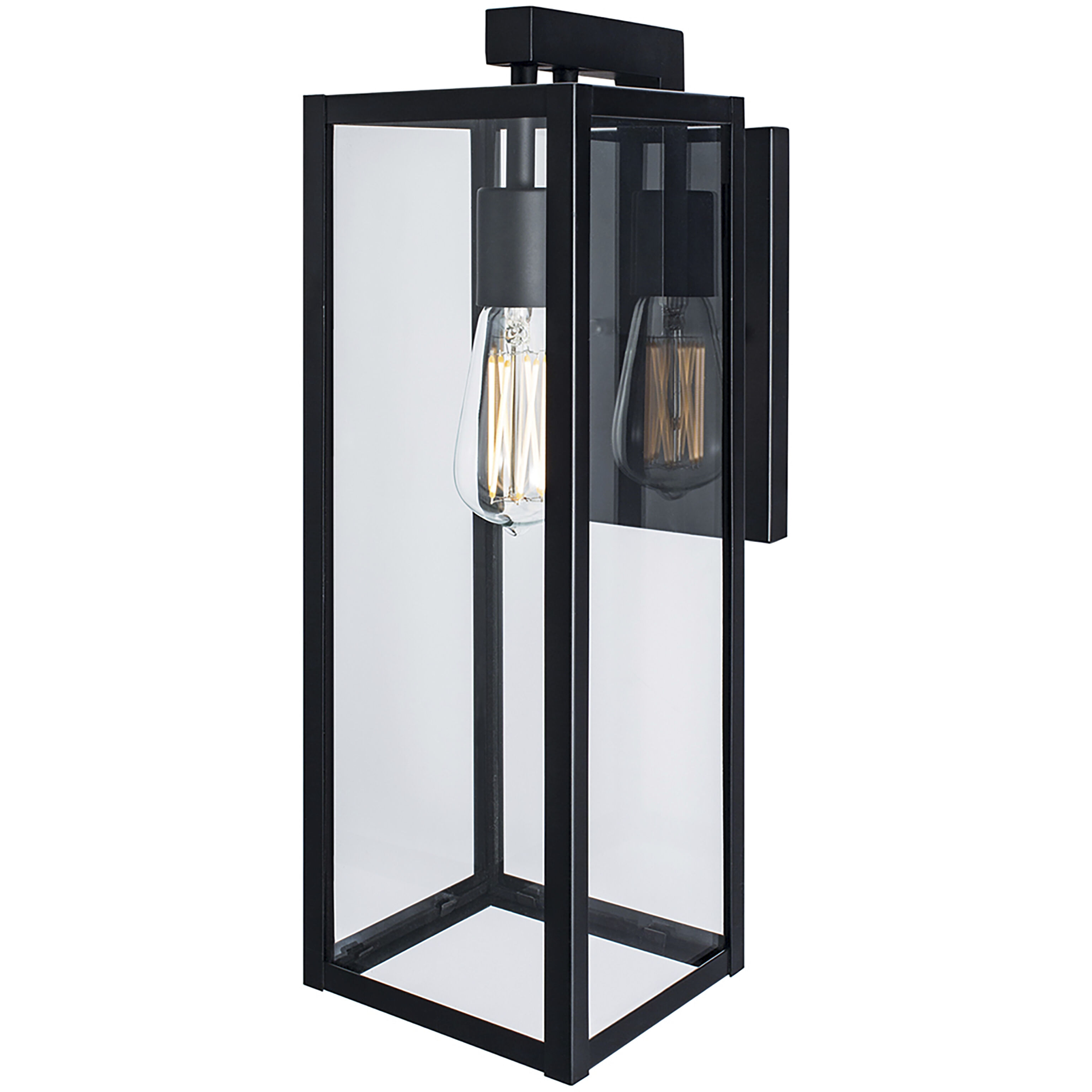 Capture 1 Light 17 inch Matte Black Outdoor Wall Sconce