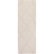 Laid Back Luxe 94 X 32 inch Neutral Rug in 2 x 8