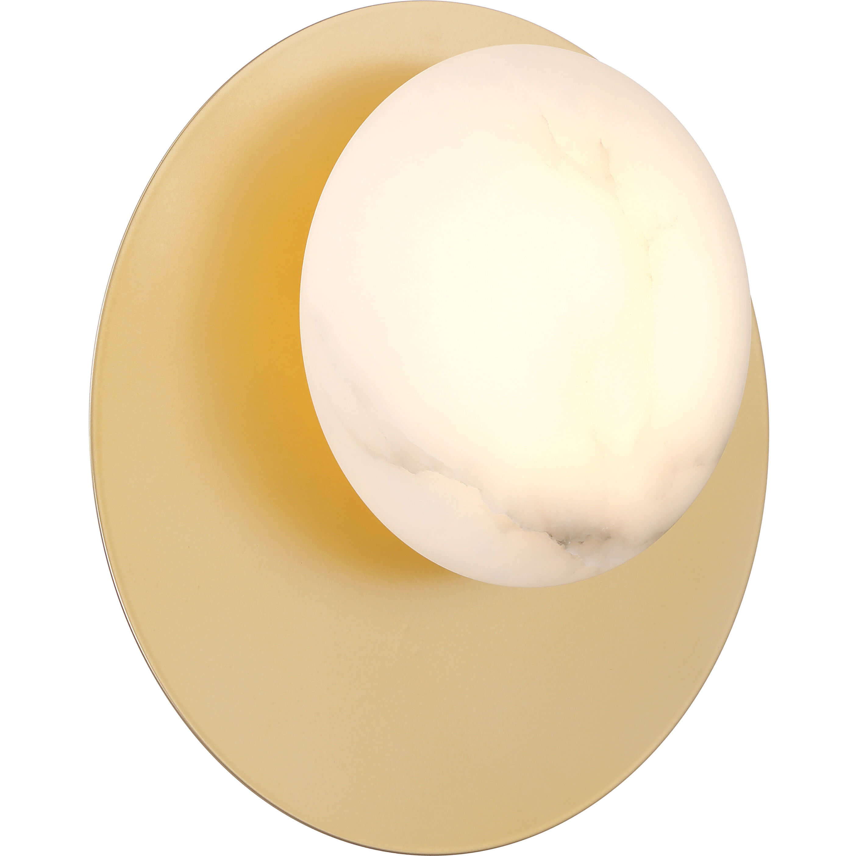 Zill LED 10 inch Lily Gold Wall Sconce Wall Light