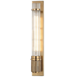 Shaw LED 2.5 inch Aged Brass ADA Wall Sconce Wall Light
