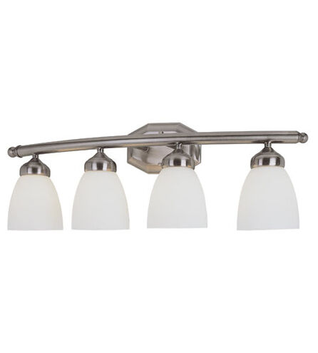 Ashlea 4 Light 28 inch Brushed Nickel Vanity Bar Wall Light