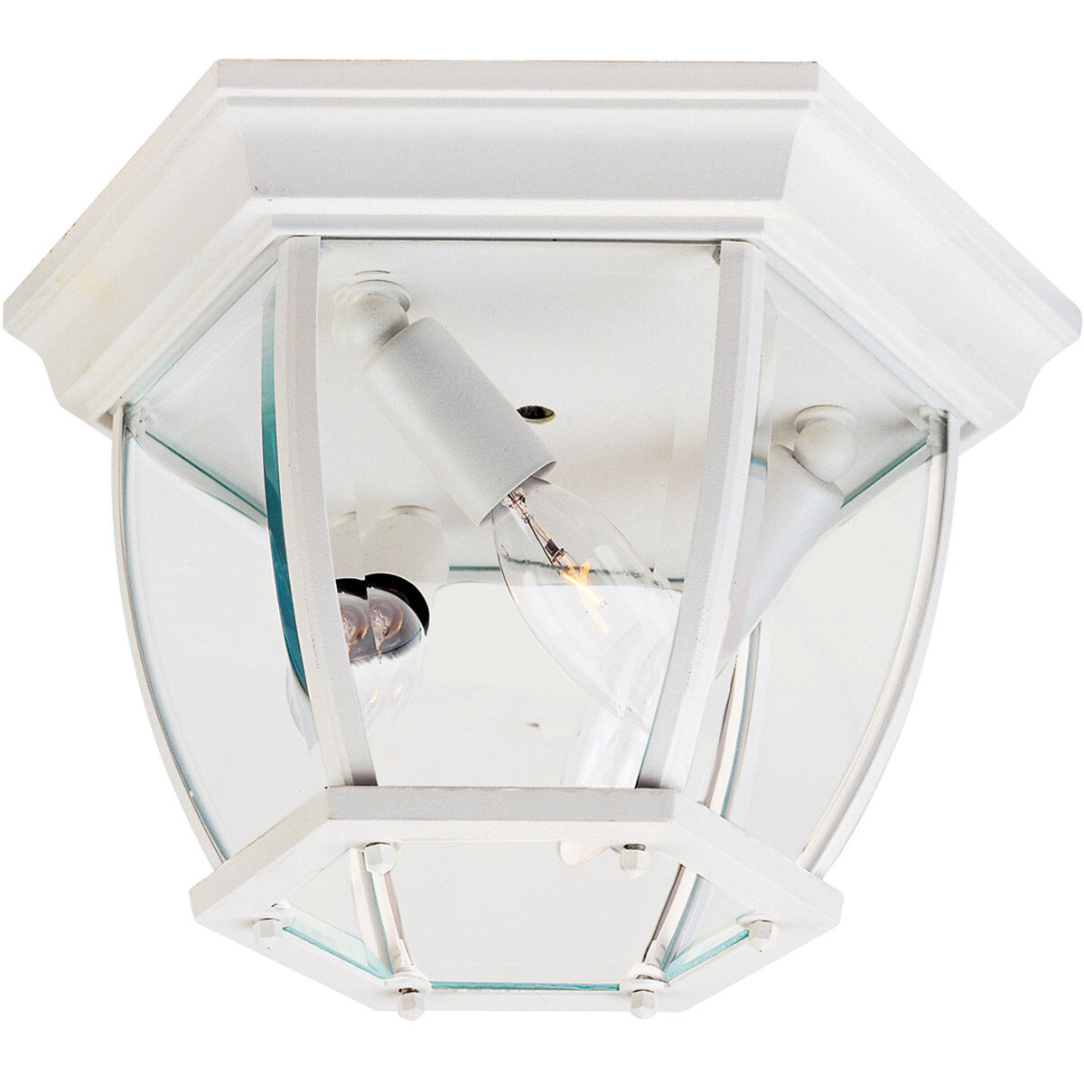 Crown Hill 3 Light 11 inch White Outdoor Ceiling Mount