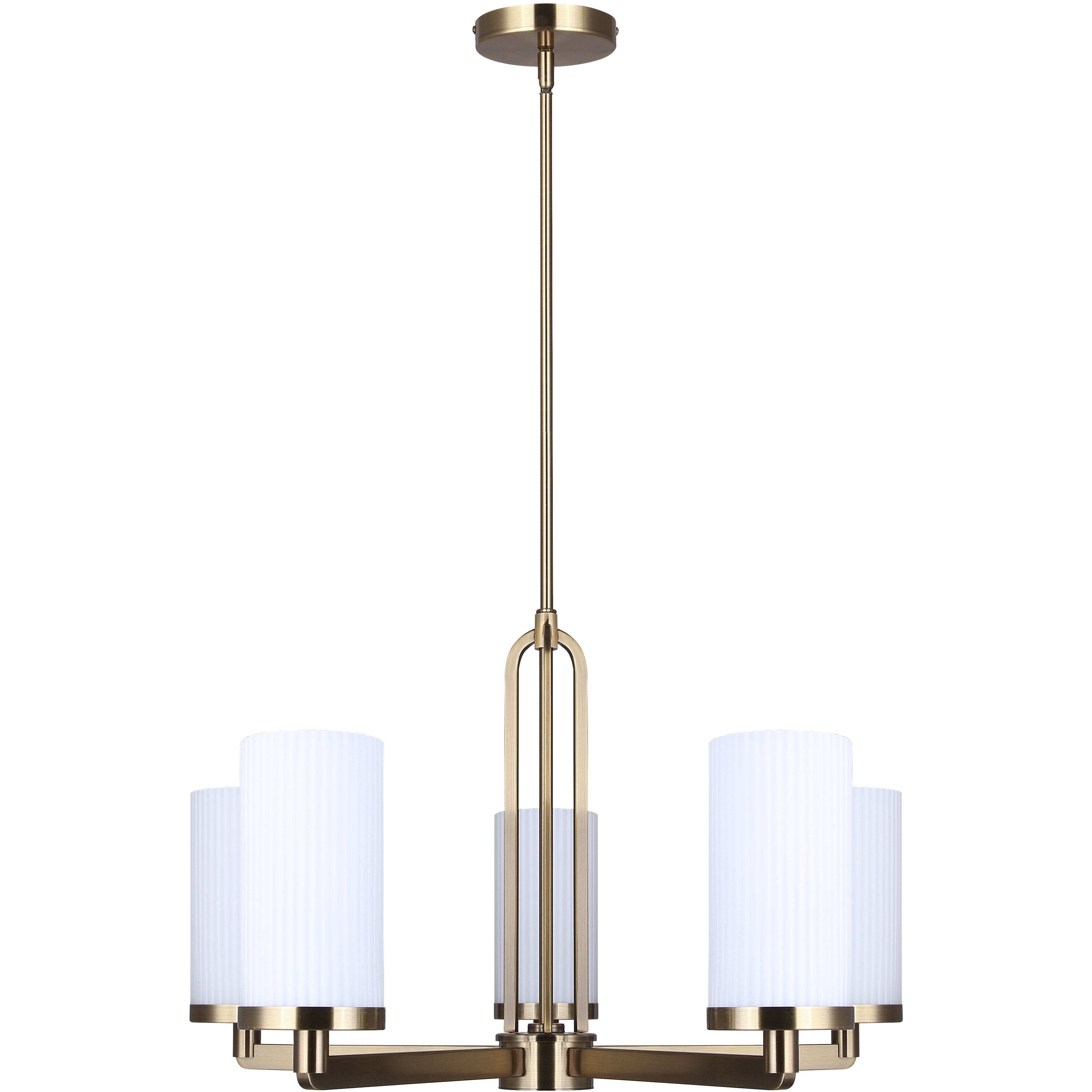 Kinslea 5 Light 25.63 inch Gold Chandelier Ceiling Light