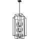 Titania 12 Light 20 inch Matte Black Chandelier Ceiling Light