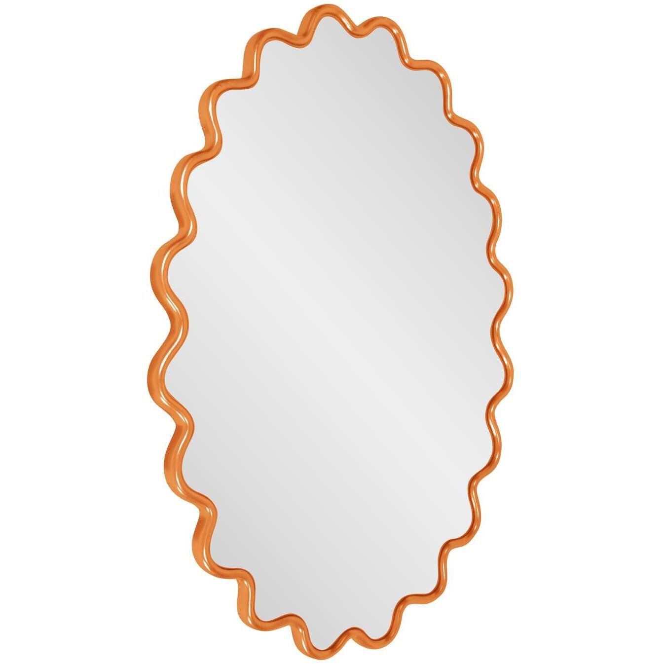 Cloud 36 X 24 inch Orange Mirror