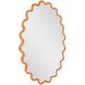 Cloud 36 X 24 inch Orange Mirror