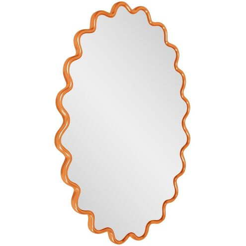 Cloud 36 X 24 inch Orange Mirror