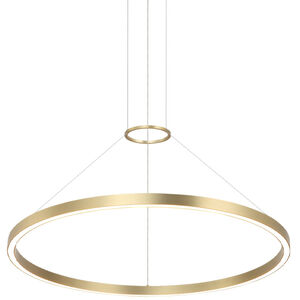 O'Hara LED 31.88 inch Brushed Gold Chandelier Ceiling Light