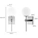 Coretta 1 Light 6 inch Modern Gold Vanity Light Wall Light
