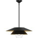 Alora Mood Tetsu 1 Light 19.5 inch Matte Black Pendant Ceiling Light