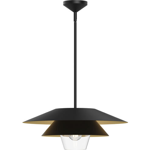 Alora Mood Tetsu 1 Light 19.5 inch Matte Black Pendant Ceiling Light