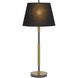 Ciudad 30 inch 100.00 watt Antique Brass and Silver Grey Table Lamp Portable Light in Anitque Brass / Silver Grey