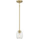 Miravelle 1 Light 5.25 inch Vintage Brass Mini Pendant Ceiling Light