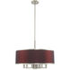 Park Ridge 7 Light 24 inch Brushed Nickel Pendant Chandelier Ceiling Light