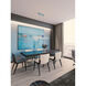 Cass LED 48 inch Black Linear Pendant Ceiling Light