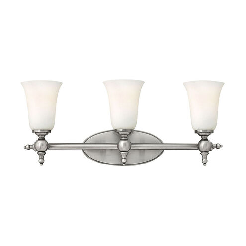 Yorktown 3 Light 23.75 inch Antique Nickel Bath Light Wall Light