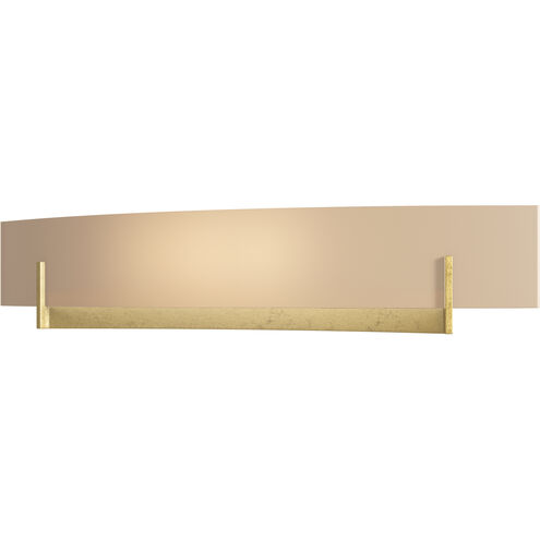 Axis 2 Light 28 inch Modern Brass Sconce Wall Light in Sand, Large
