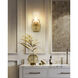 Joliet 1 Light 5 inch Burnished Brass Wall Sconce Wall Light