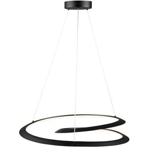 Ara LED 22.8 inch Black Pendant Ceiling Light