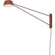 Ray 6.25 inch 9 watt Oxide Red Wall Lamp Wall Light