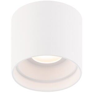 Downtown LED 5 inch White Flush Mount Ceiling Light in 3000K, dweLED