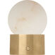 Sean Lavin Mina 5.5 inch 2.2 watt Hand Rubbed Antique Brass Rechargeable Table Lamp Portable Light