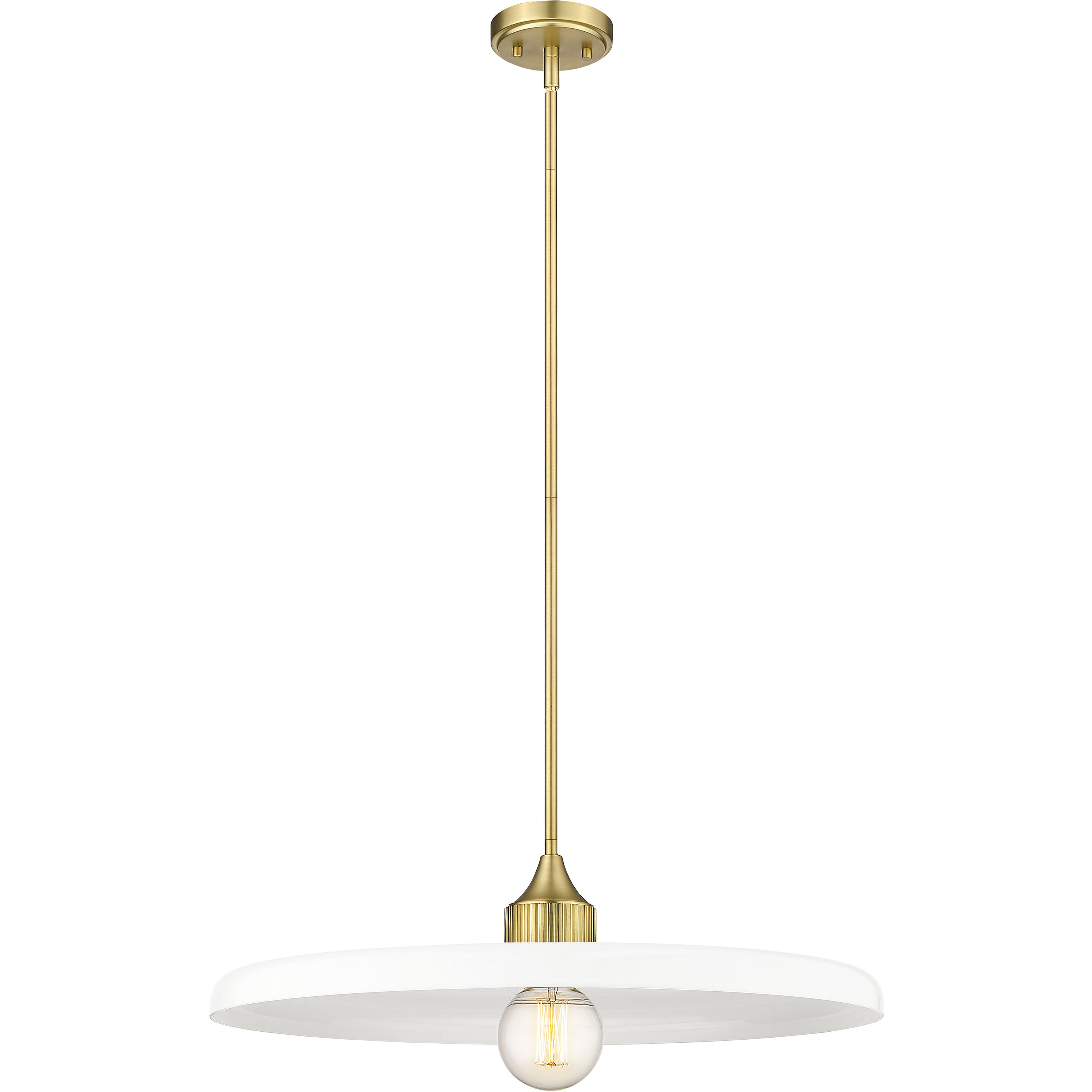 Paloma 1 Light 24 inch Olde Brass Pendant Ceiling Light in Oil Rubbed Bronze