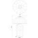 Alora Mood Crosby 27.63 inch 60 watt Brushed Gold Table Lamp Portable Light