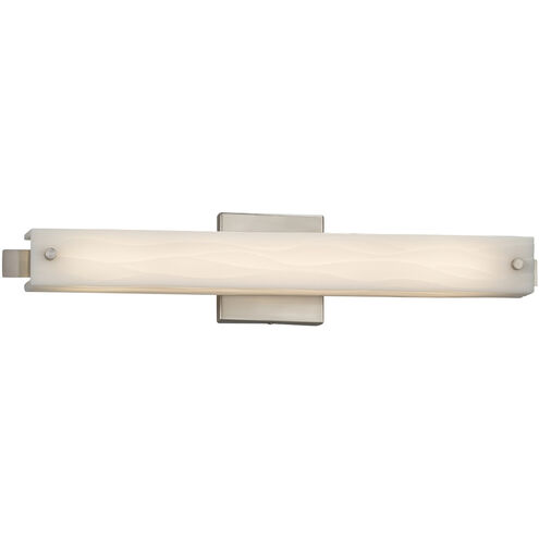 Porcelina 23 inch Brushed Nickel Vanity Light Wall Light