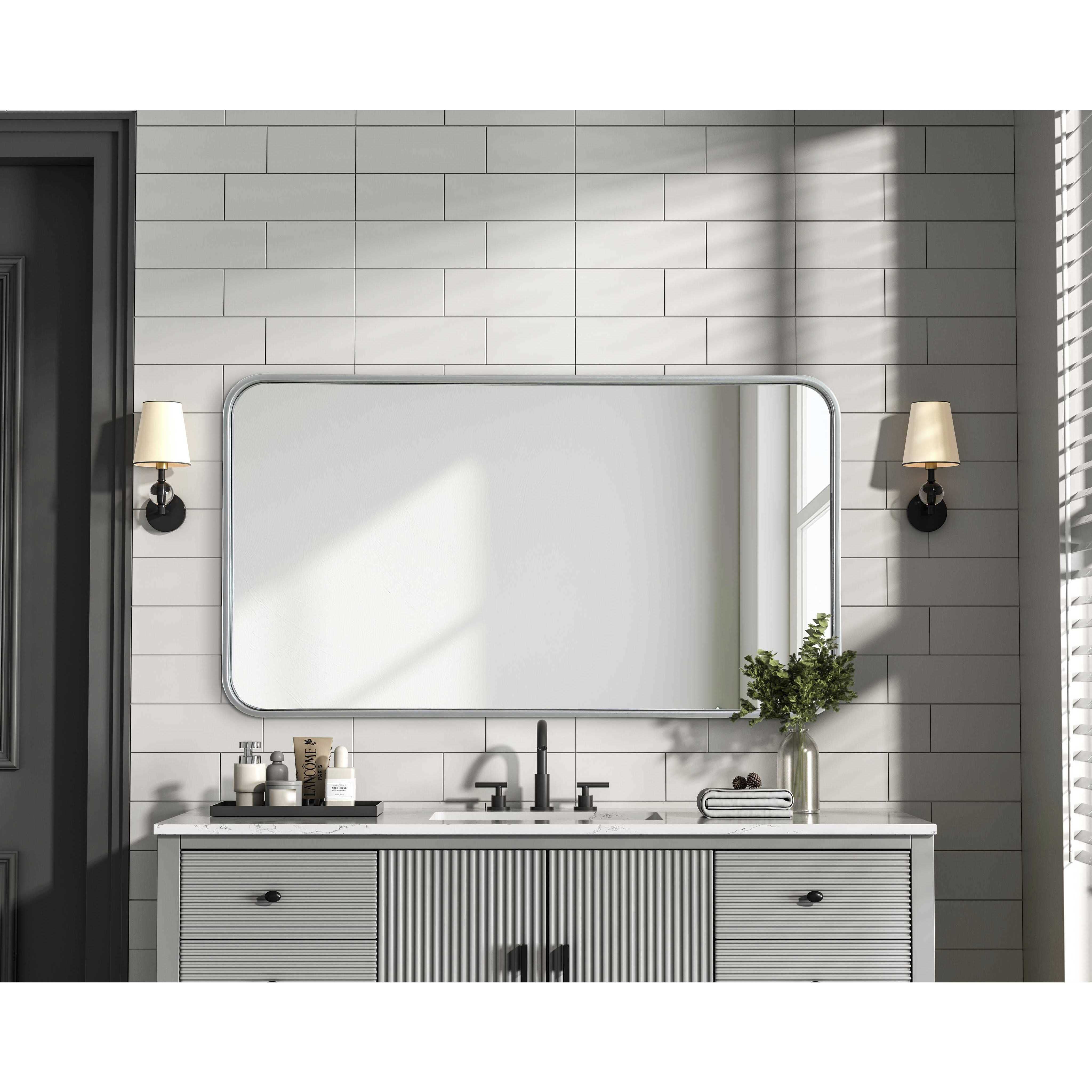Remy 36 X 20 inch Silver Mirror