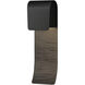 Element 1 Light 19 inch Coastal Black Outdoor Sconce, Small