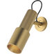 Handler LED 2 inch Natural Aged Brass ADA Wall Sconce Wall Light