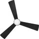 Una 44 inch Matte Black Fan