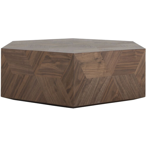 Santiago 50 X 43.5 inch Natural Walnut Coffee Table