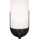 Oslo 1 Light 5.5 inch Midnight Black Wall Bath Fixture Wall Light