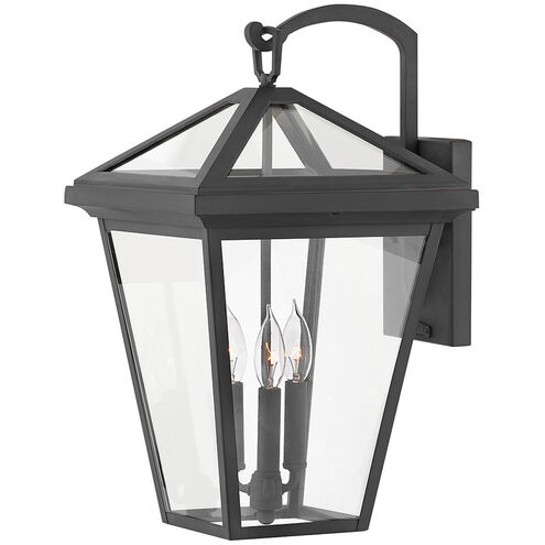 Estate Series Alford Place LED 21 inch Museum Black Outdoor Wall Mount Lantern, Large